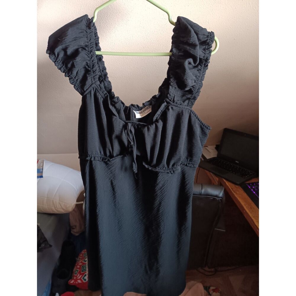 black babydoll coquette top/dress